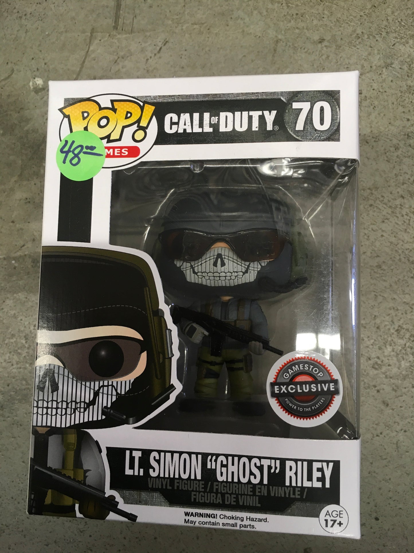 Call of Duty Lt. Simon “Ghost” Riley Funko Pop! Vinyl figure video games