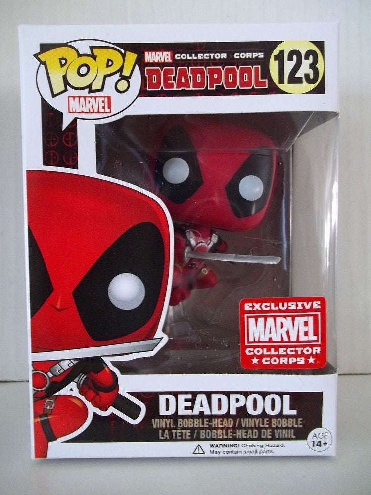 Marvel Deadpool Leaping exclusive Funko Pop! Vinyl figure