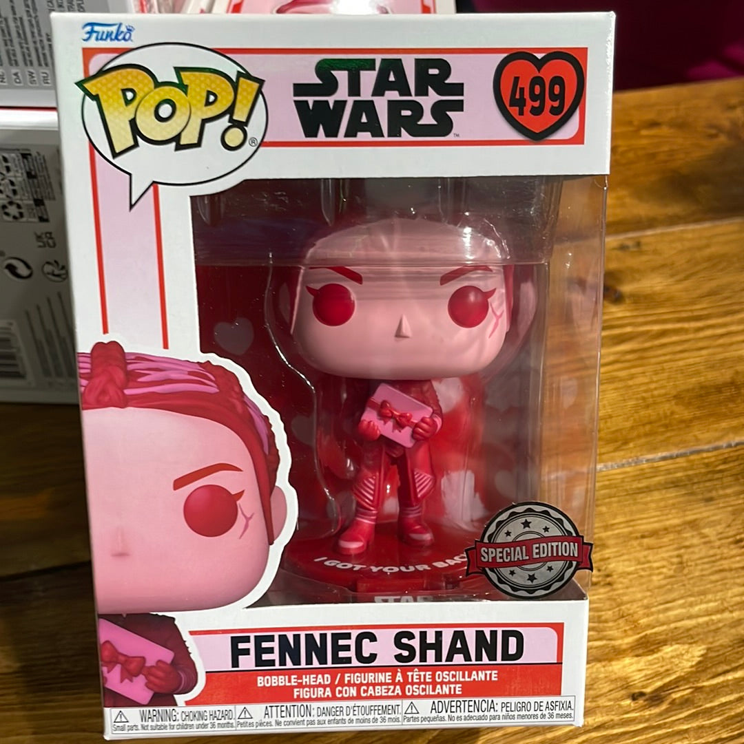 Figurine Pop Star Wars Fennec Shand neuf saint Valentin 499 - Star Wars