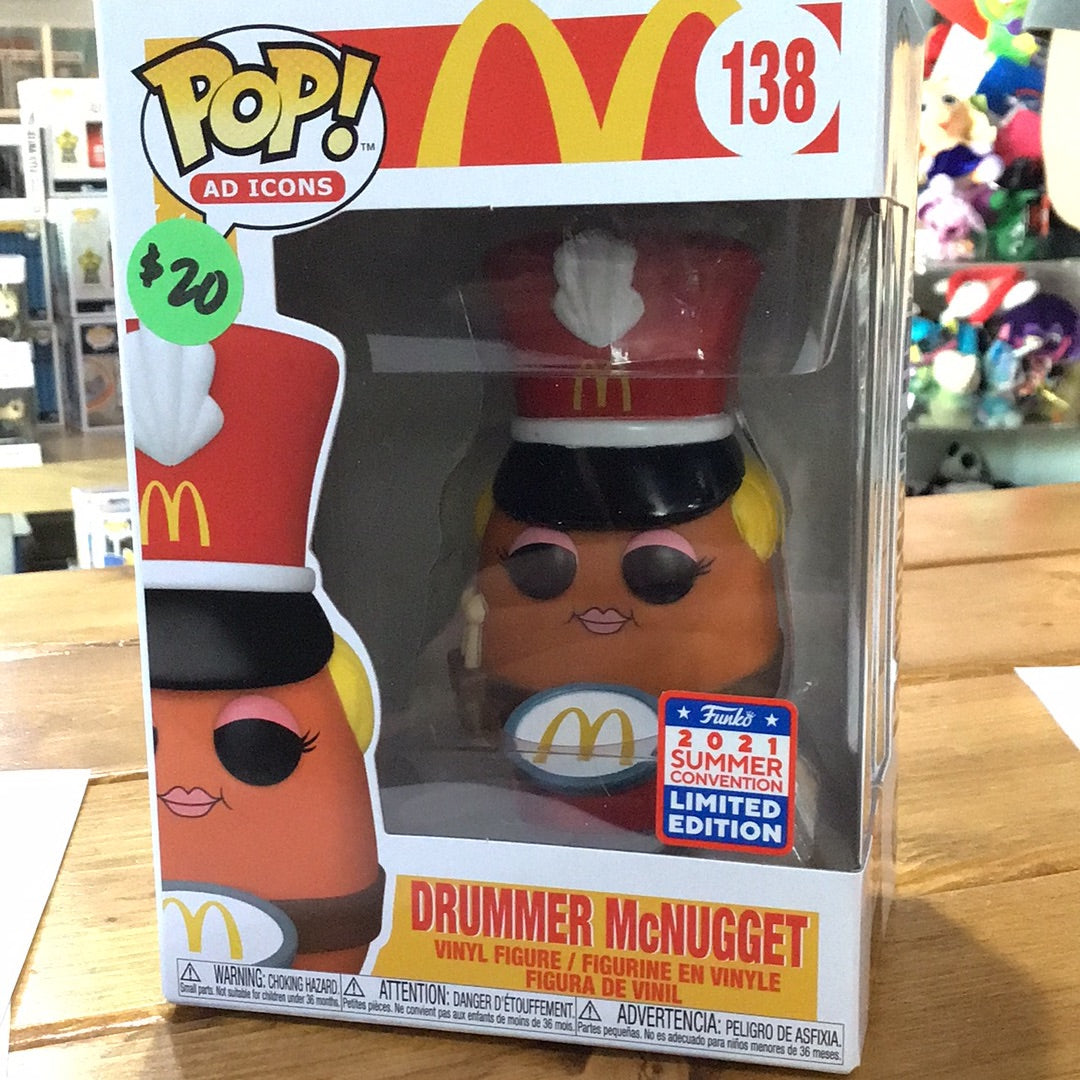 Ad Icons McDonalds Drummer McNugget Exclusive Funko Pop! Vinyl figure