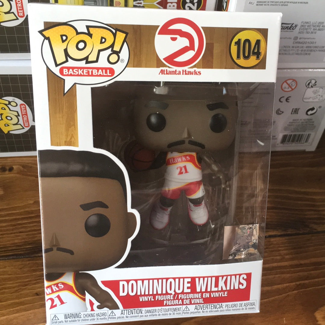 NBA Dominique Wilkins 104 Funko Pop! Vinyl figure sports
