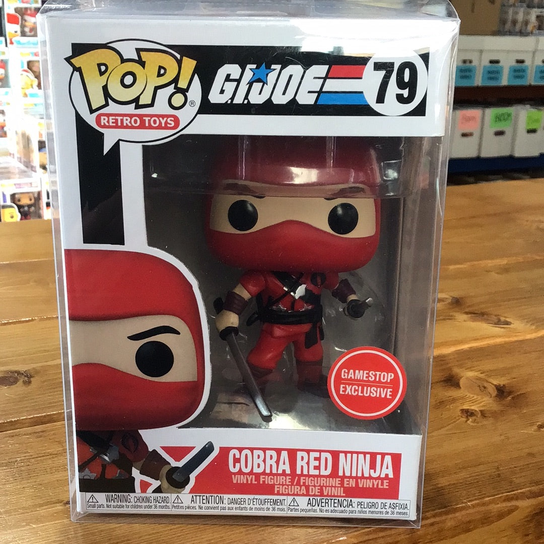 GI Joe Cobra Red Ninja Exclusive 79 Funko Pop! Vinyl Figure cartoon