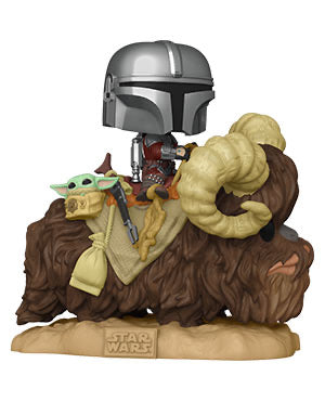 Mandalorian Mando Deluxe Bantha with child 416 Funko Pop! Vinyl figure