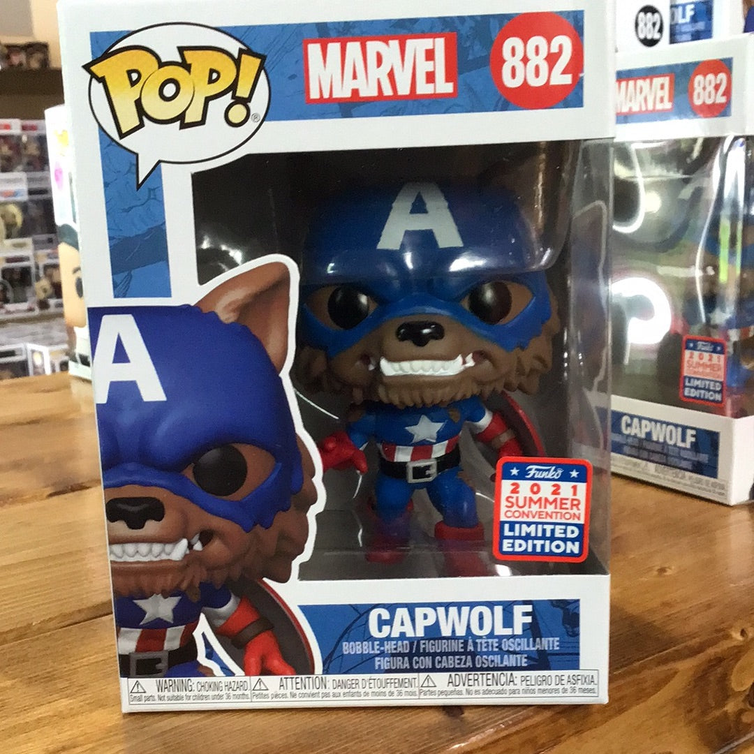 Marvel - Capwolf #882 - Exclusive Funko Pop! Vinyl Figure