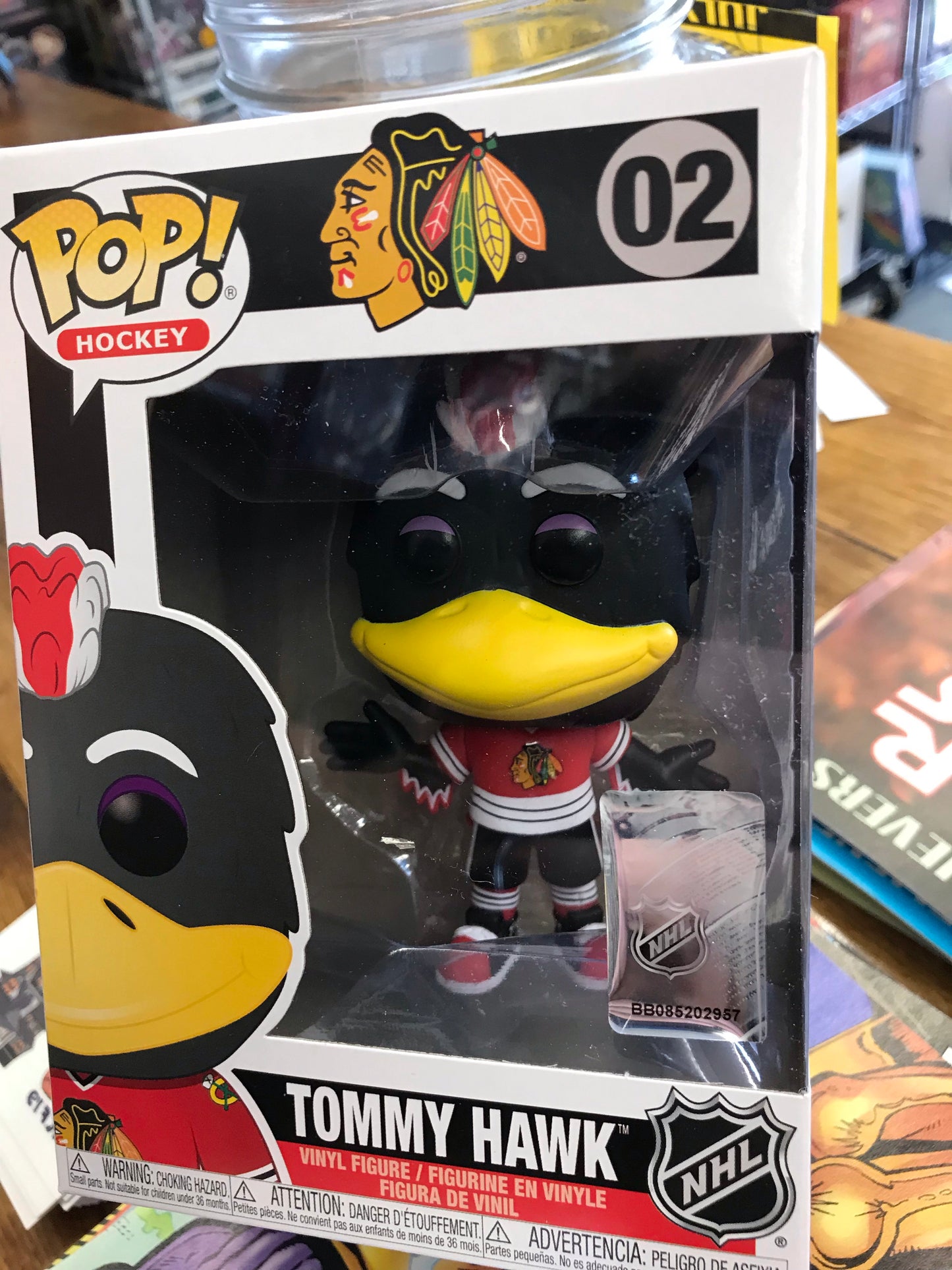 NHL mascots Tommy Hawk Funko Pop! Vinyl Figure sports