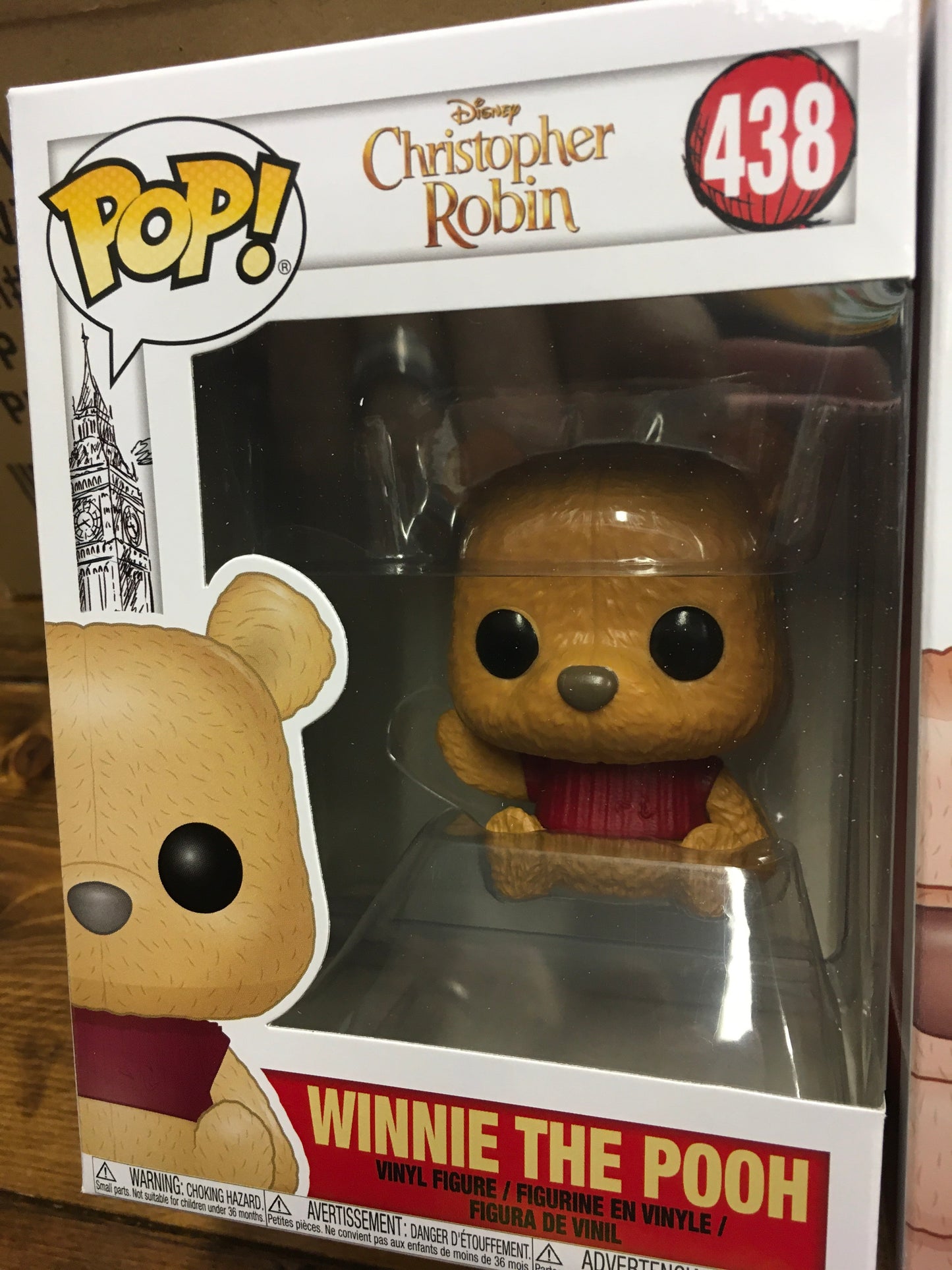 Disney Christopher Robin Winnie the Pooh #438 Funko Pop! Vinyl figure new 2020
