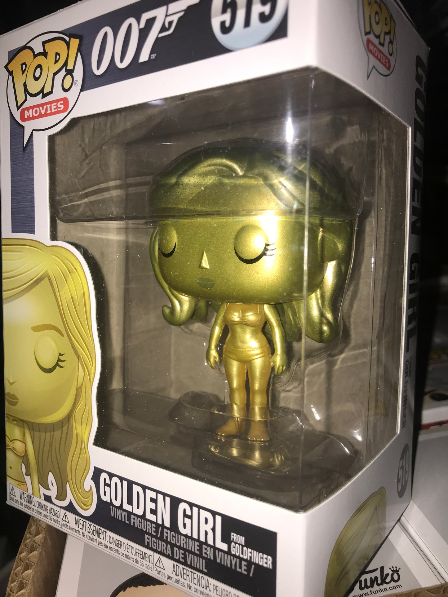 James Bond Goldenfinger girl 519 Funko Pop! Vinyl figure movies
