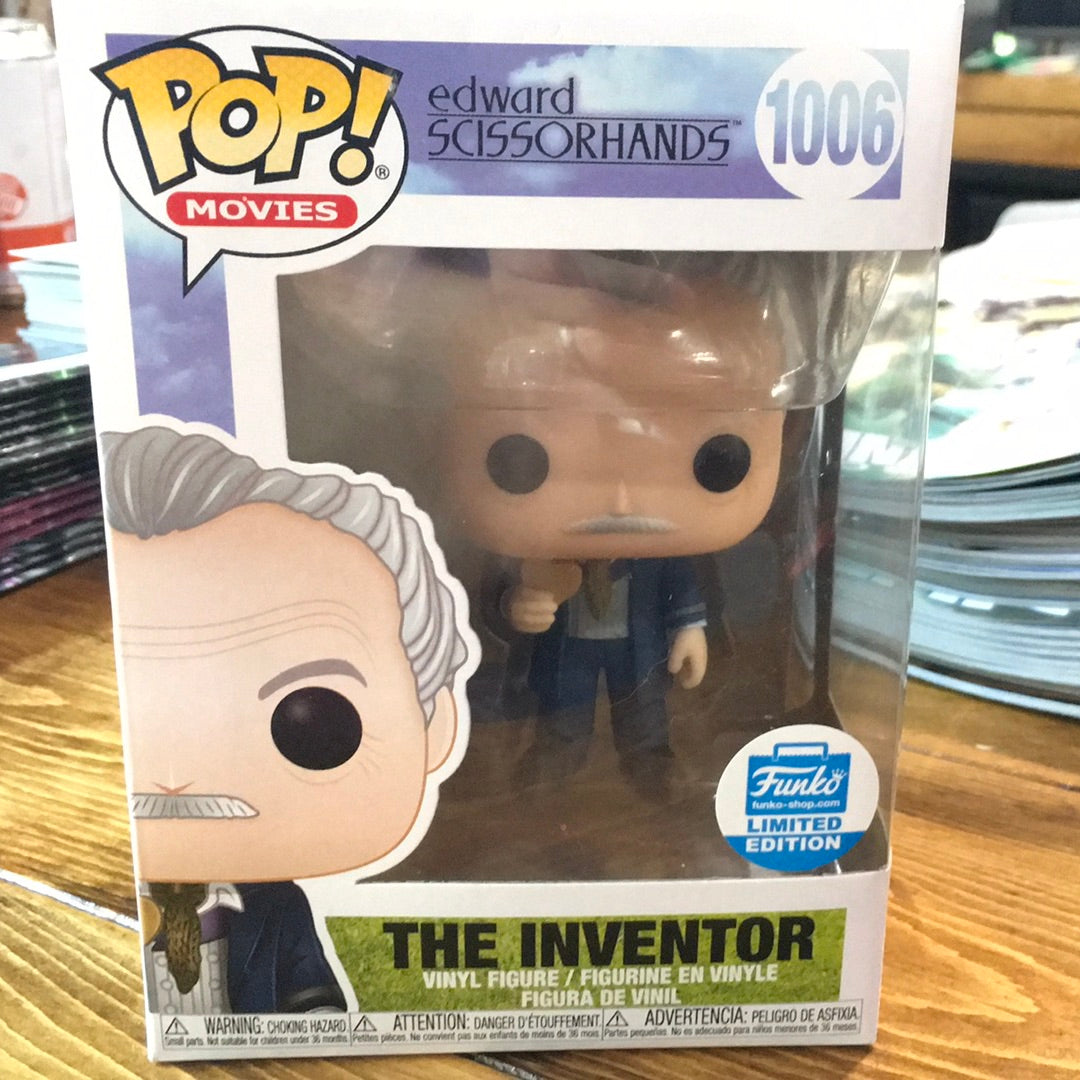 Edward Scissorhands - The Inventor #1006 - Funko Pop! Vinyl Figure (Movies)