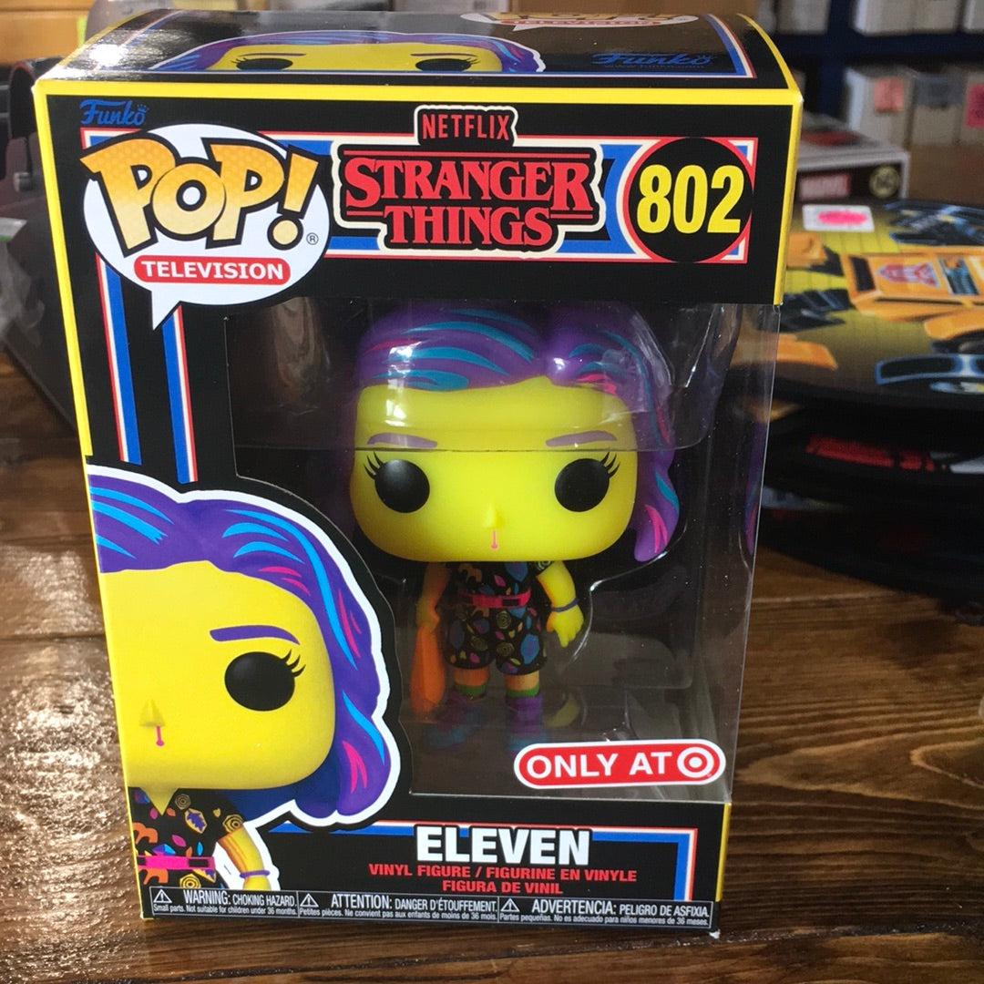 Stranger Things Pop Dolls Target Stranger Things Eleven Blacklight