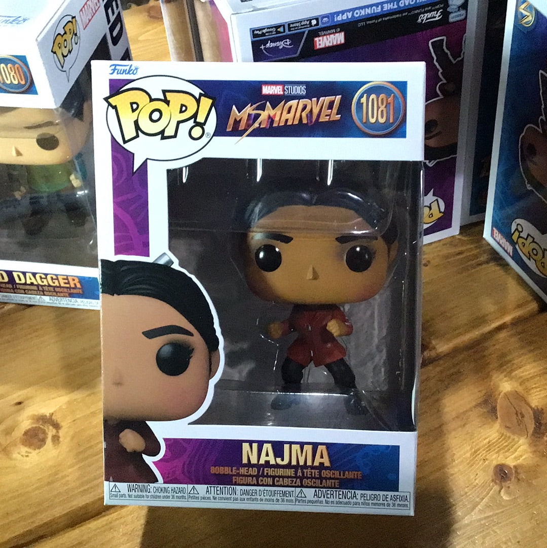 Marvel Ms. Marvel - Najma #1081 - Funko Pop! Vinyl Figure