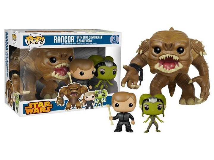 Star Wars Rancor set 3 Pack Exclusive Funko Pop! Vinyl Figure