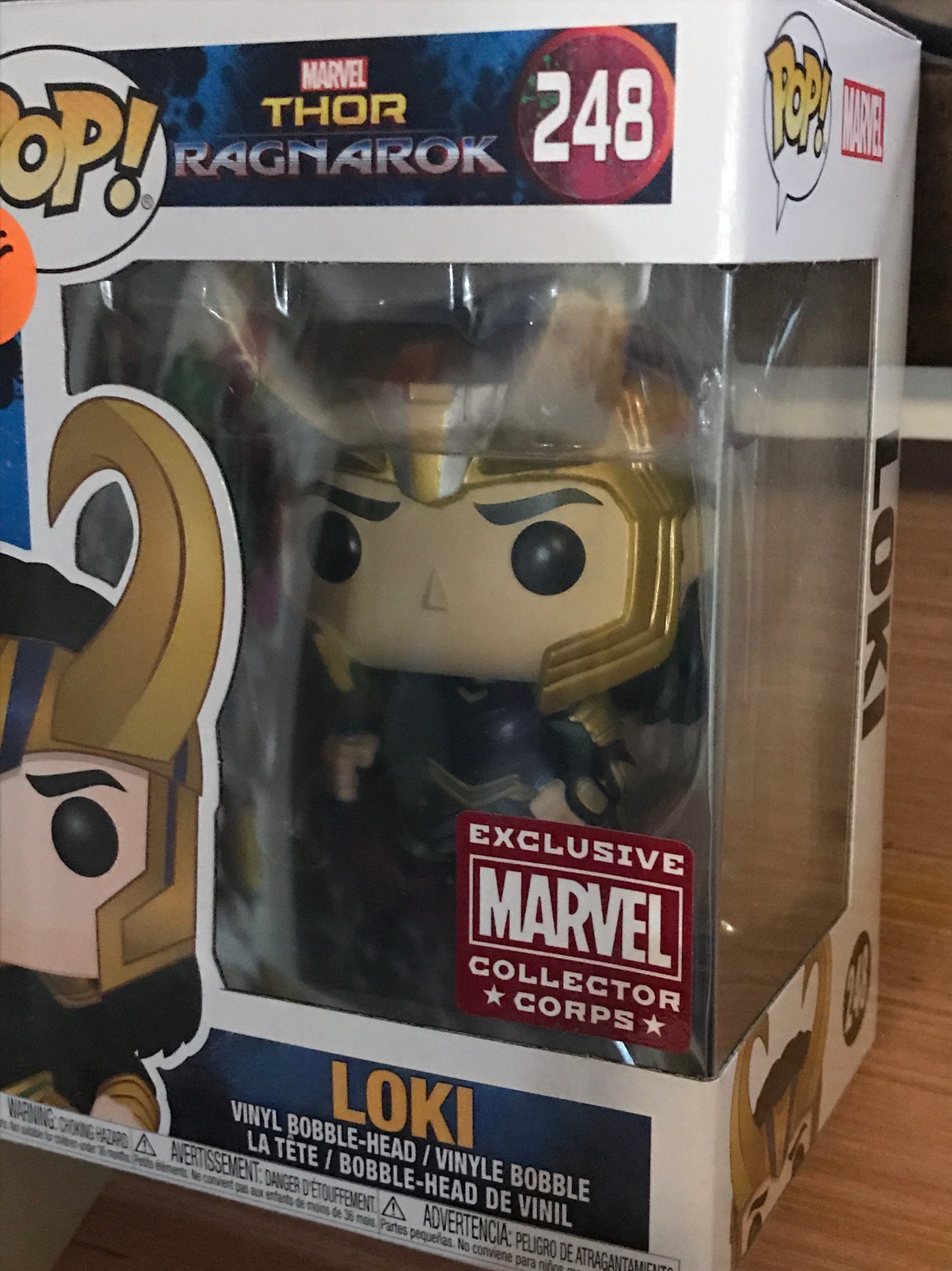 Marvel Loki Thor ragnarok 248 Funko Pop! Vinyl figure