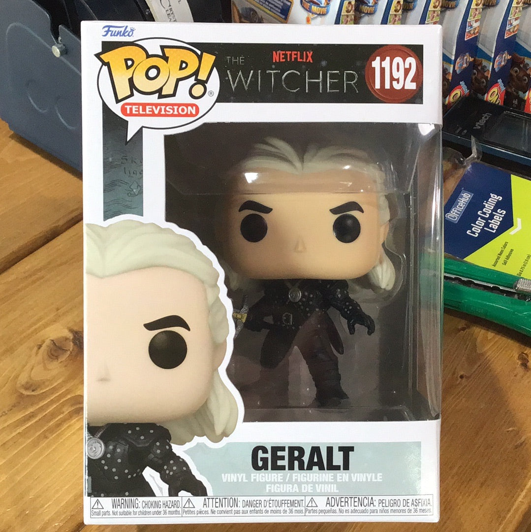 Geralt The Witcher funko pop #554 exclusive glow in the dark