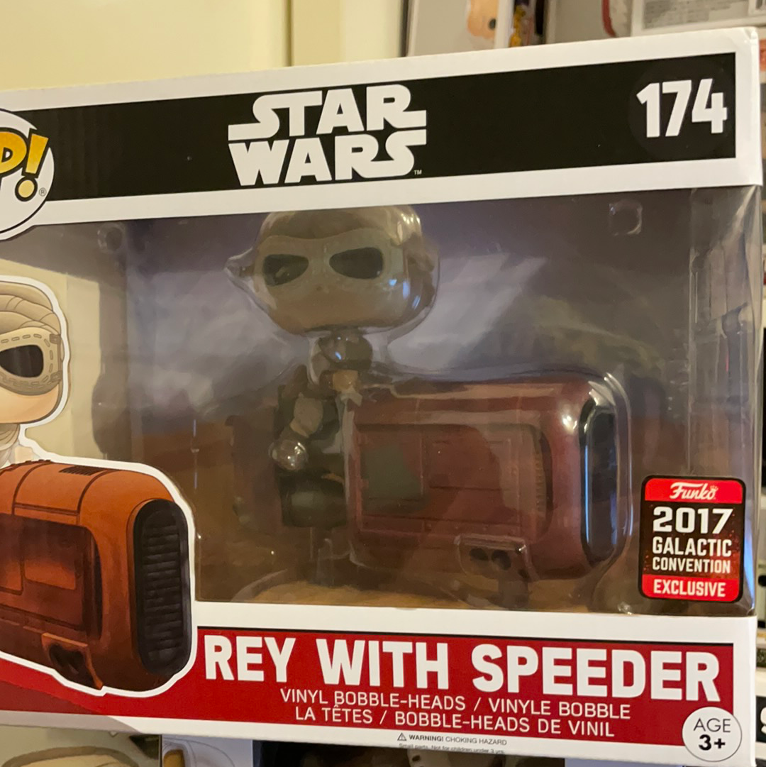 Star Wars Rey with Speeder 174 Funko Pop! Vinyl Figure