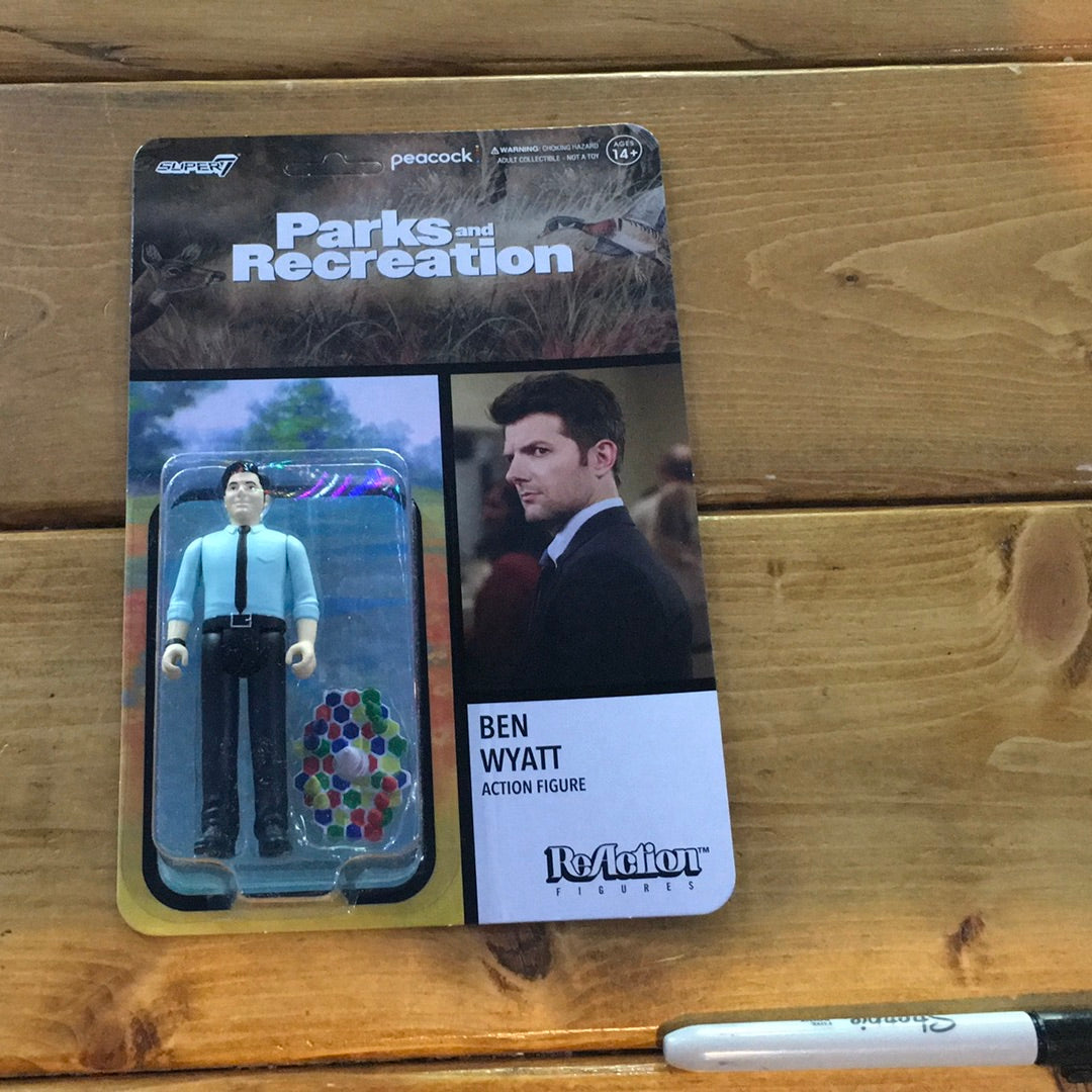 Super7 - Parks and Rec REACTION FIGURE - Ben Wyatt