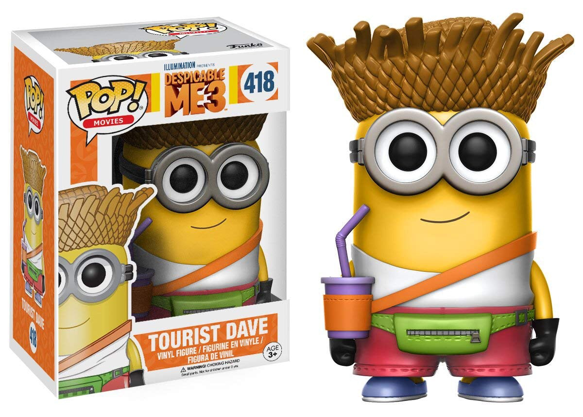 Tourist Dave Minions Funko Pop Vinyl Figure