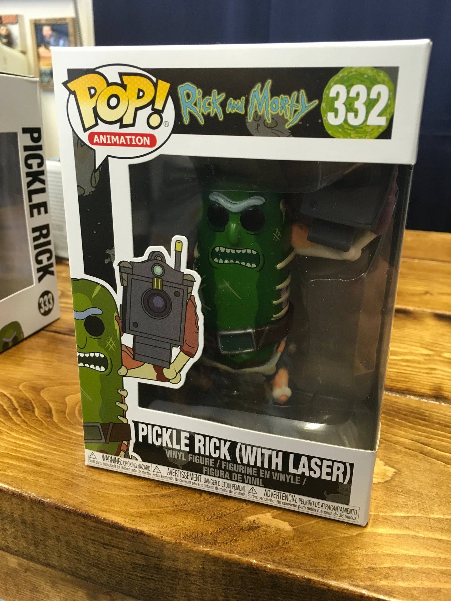 Rick and Morty - Pickle Rick 332 with laser Funko Pop! vinyl figure anime