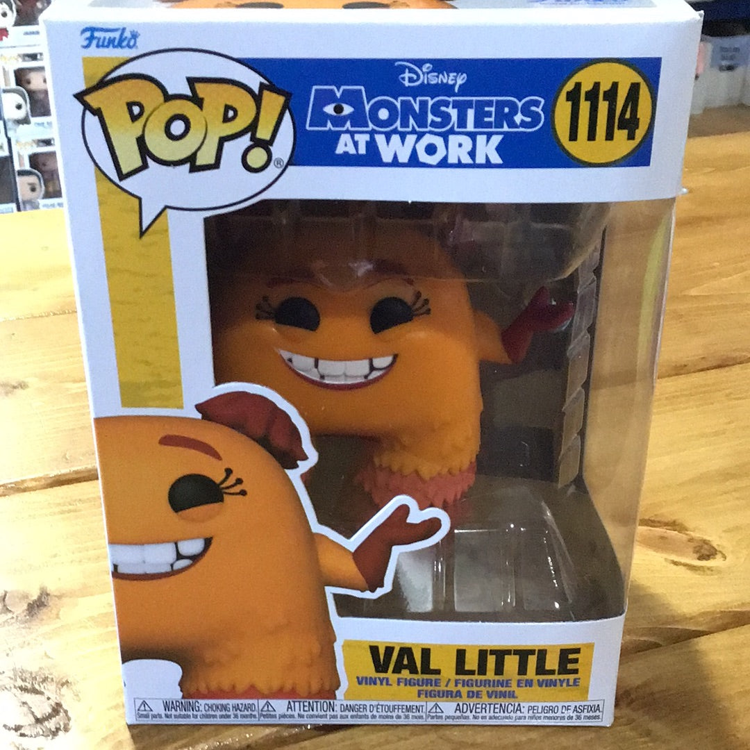 monsters at work val little Disney Monsters at Work Val Little Funko Pop! Vinyl figure Disney – Tall Man Toys & Comics