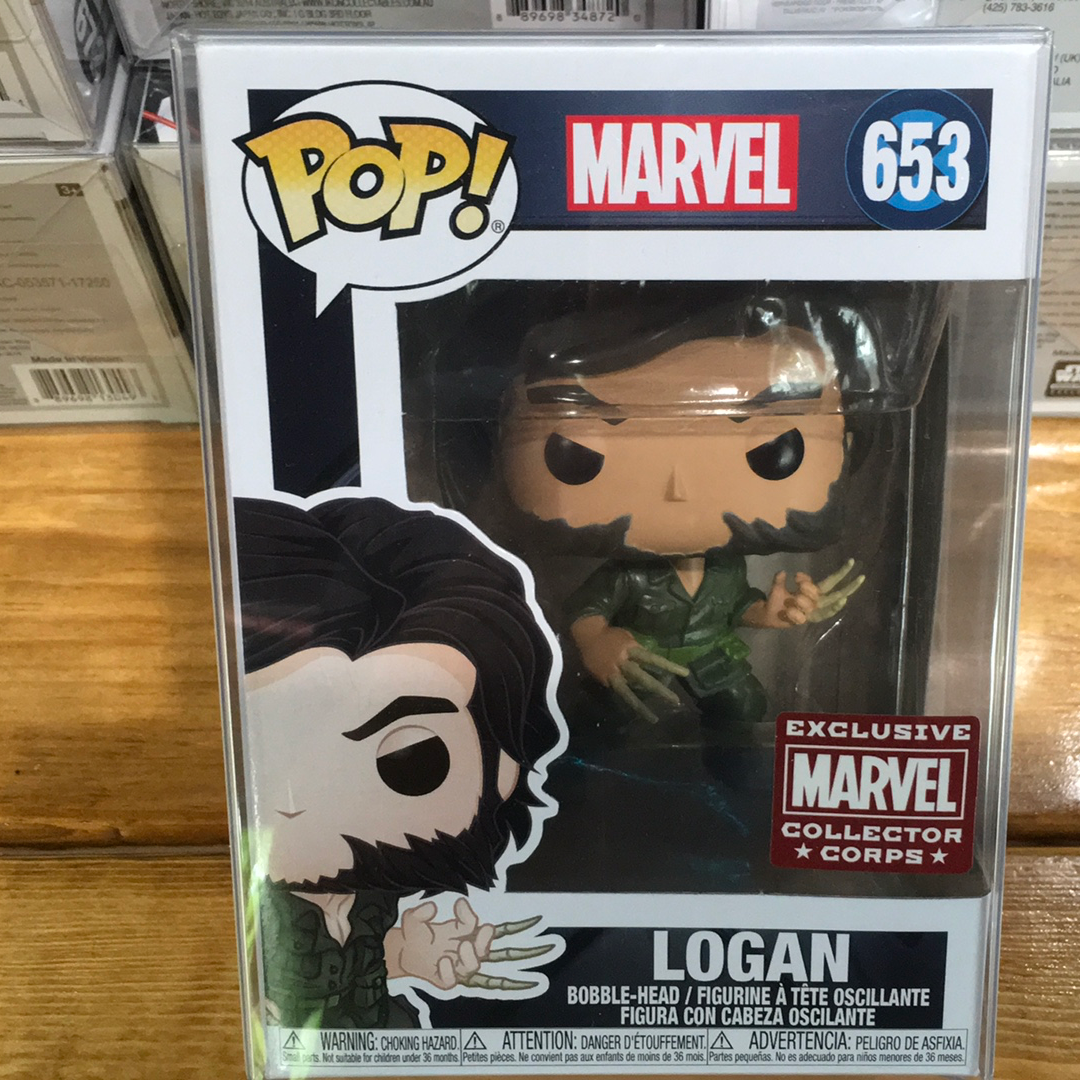 Xmen marvel Logan MCC exclusive Marvel Funko Pop! Vinyl figure
