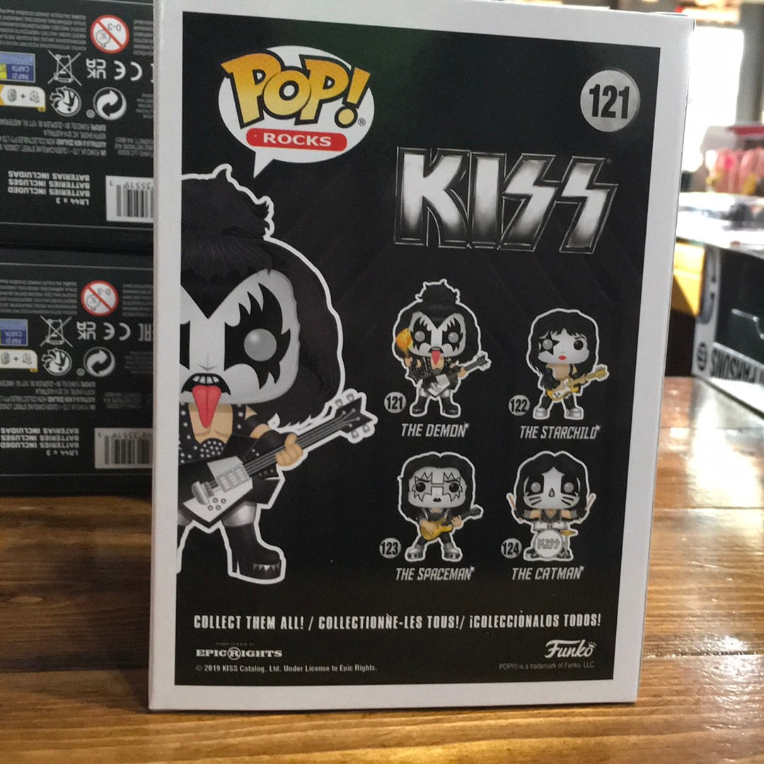 KISS the Demon 121 Funko Pop! Vinyl figure Rocks