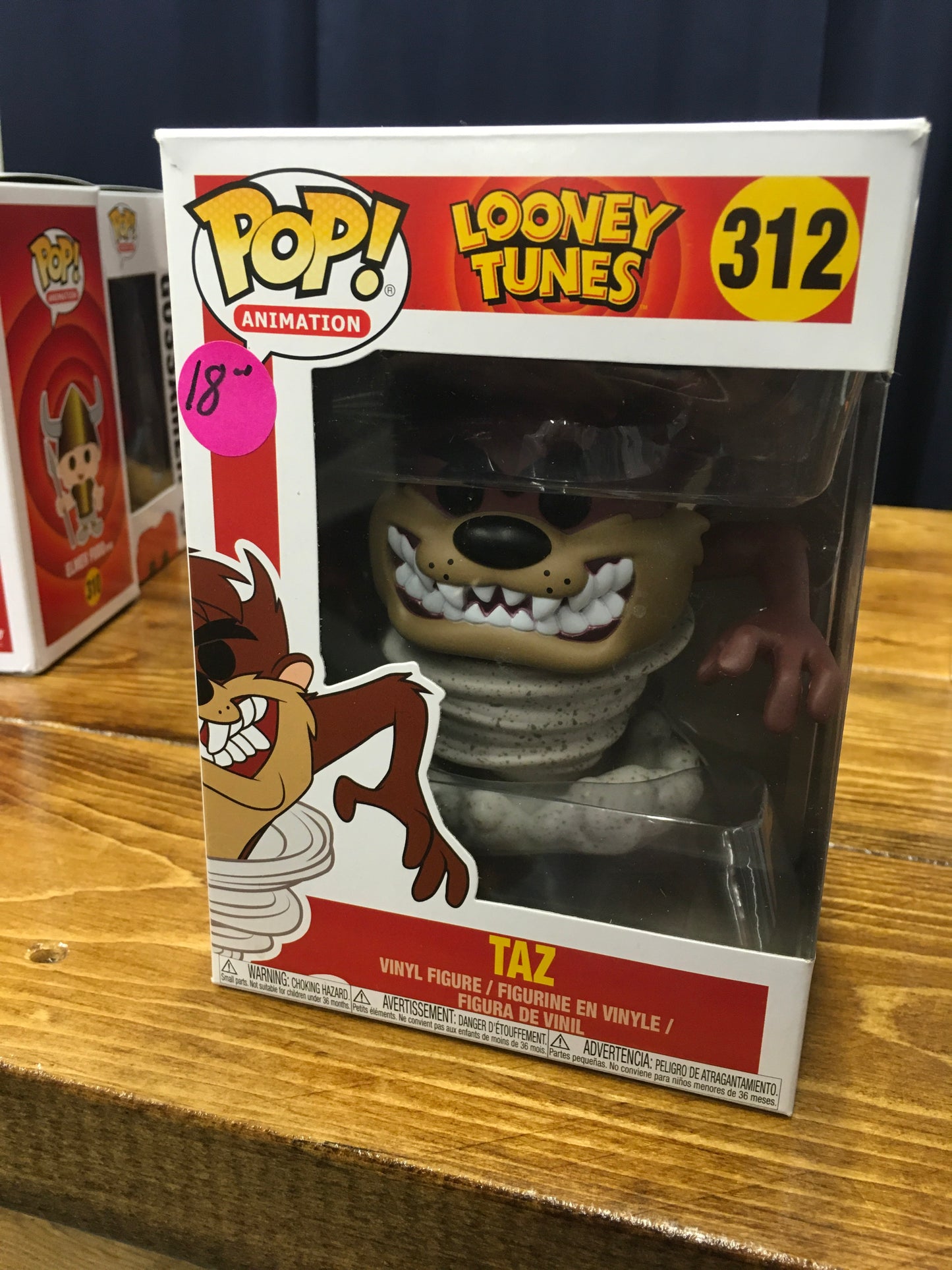 Looney Tunes Taz 312 Funko Pop! Vinyl Figure cartoon