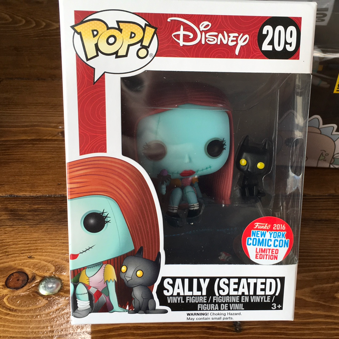 Disney NBC sally seated Walgreens exclusive Funko Pop! Vinyl figure flocked