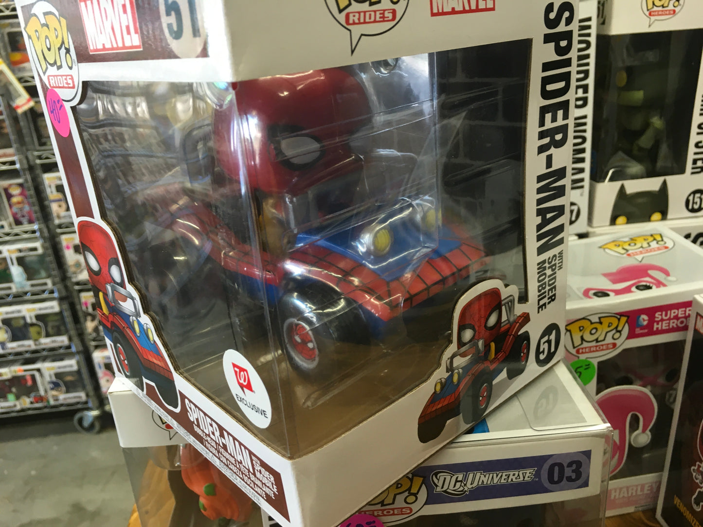 Spider-man buggy mobile ride exclusive Funko Pop! Vinyl figure marvel
