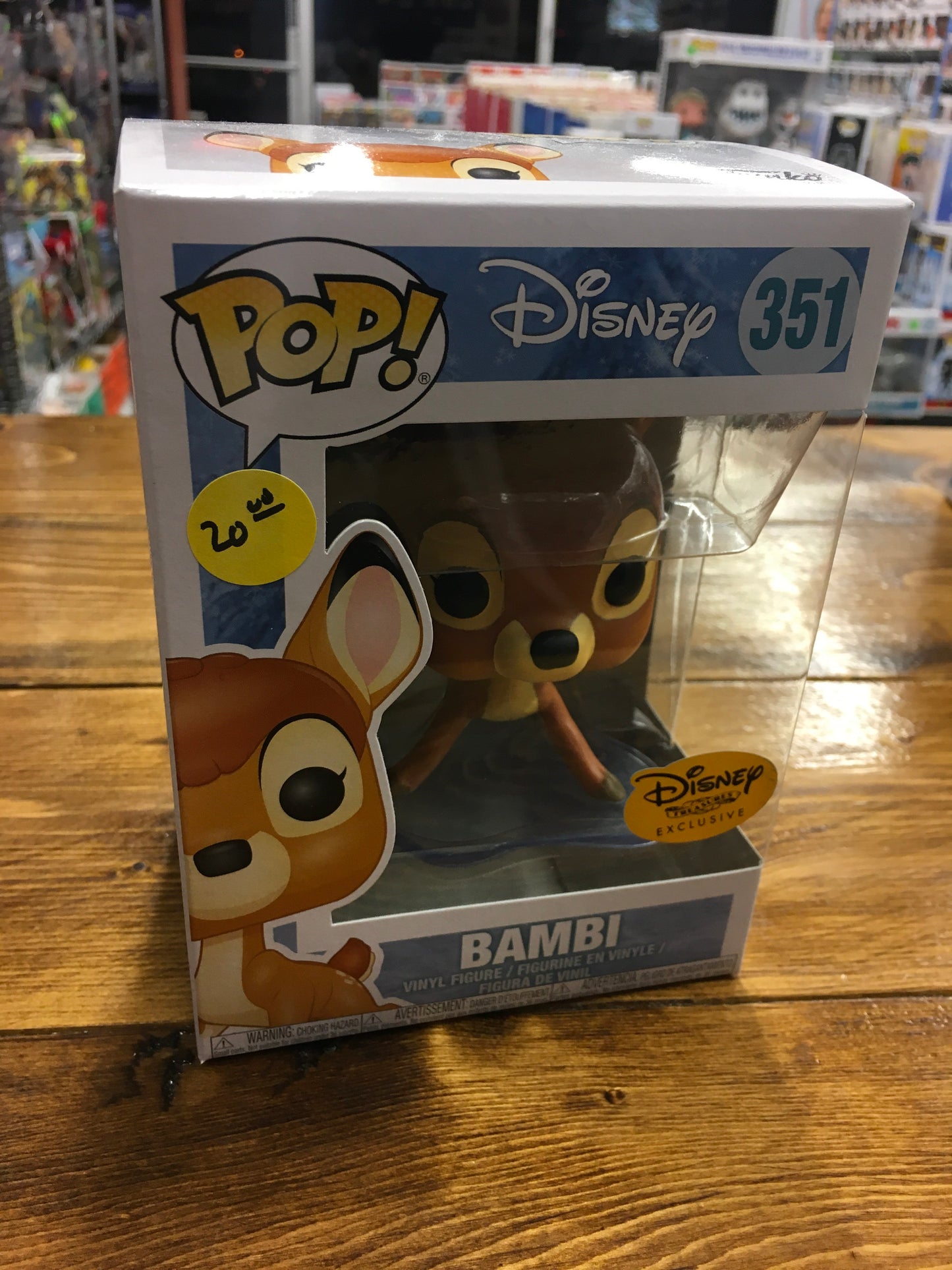 Disney Treasures exclusive Bambi Funko Pop! Vinyl figure
