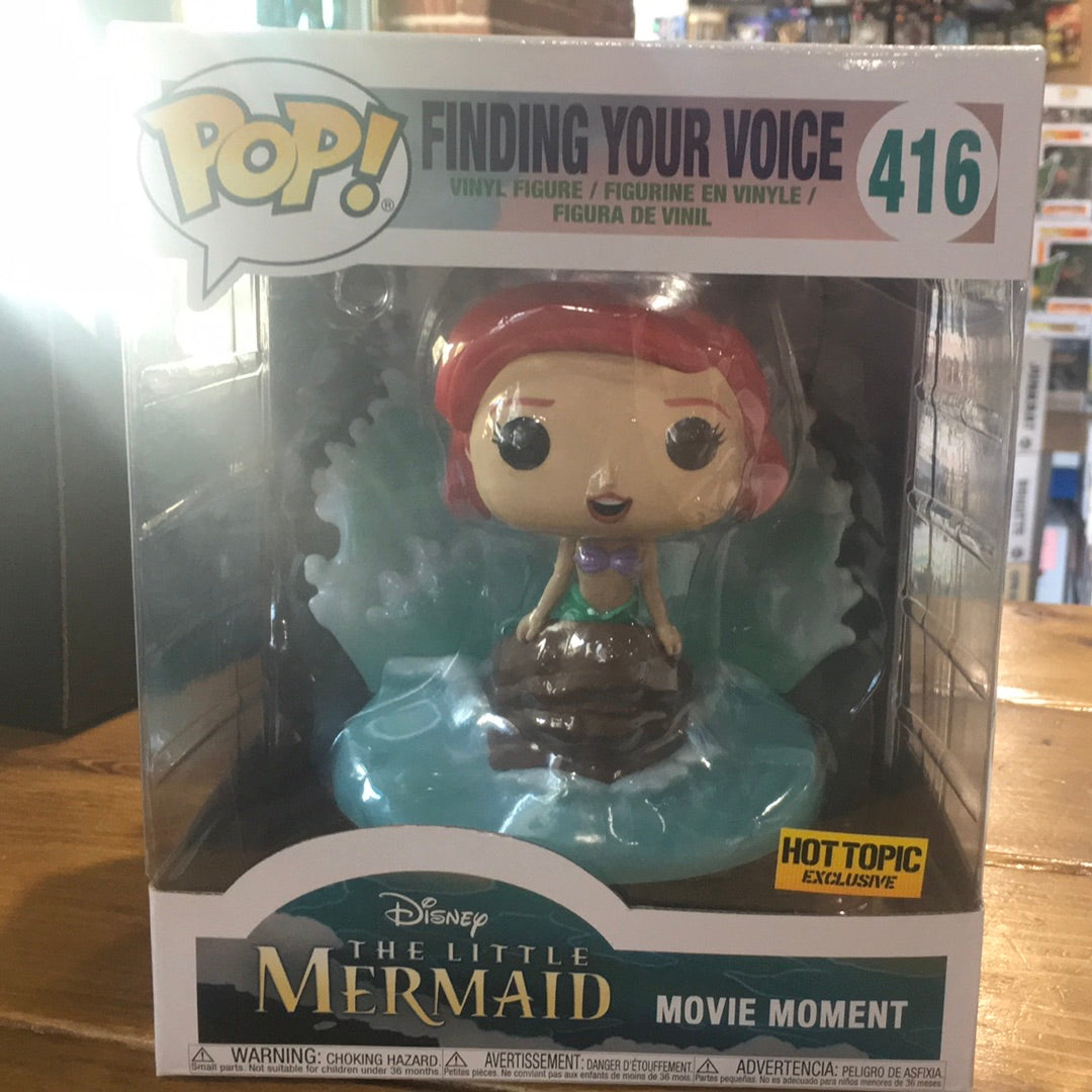The Little Mermaid Finding Your Voice #416 6 inch Funko Pop! Vinyl figure Disney movie moment