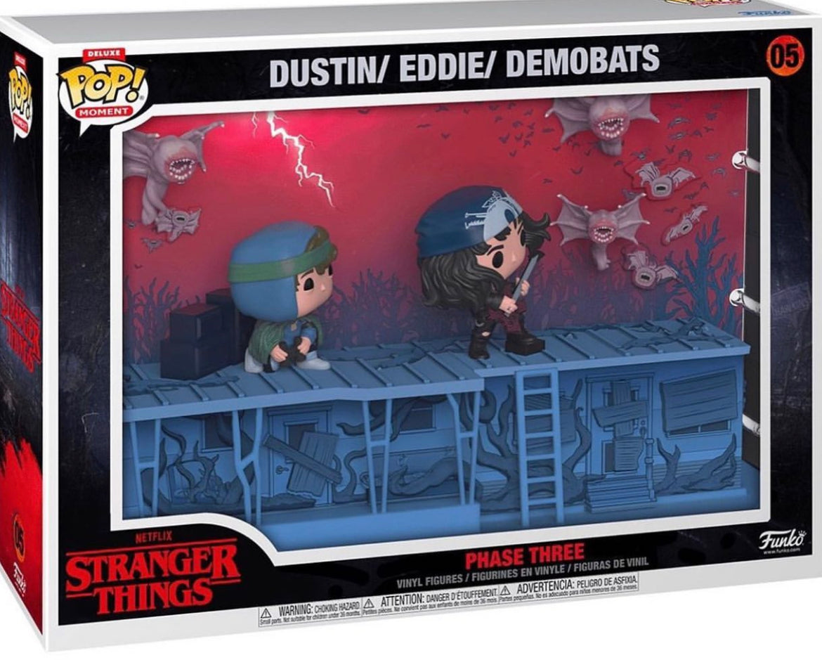 Stranger Things - Dustin, Eddie, Demobats - Funko Pop!