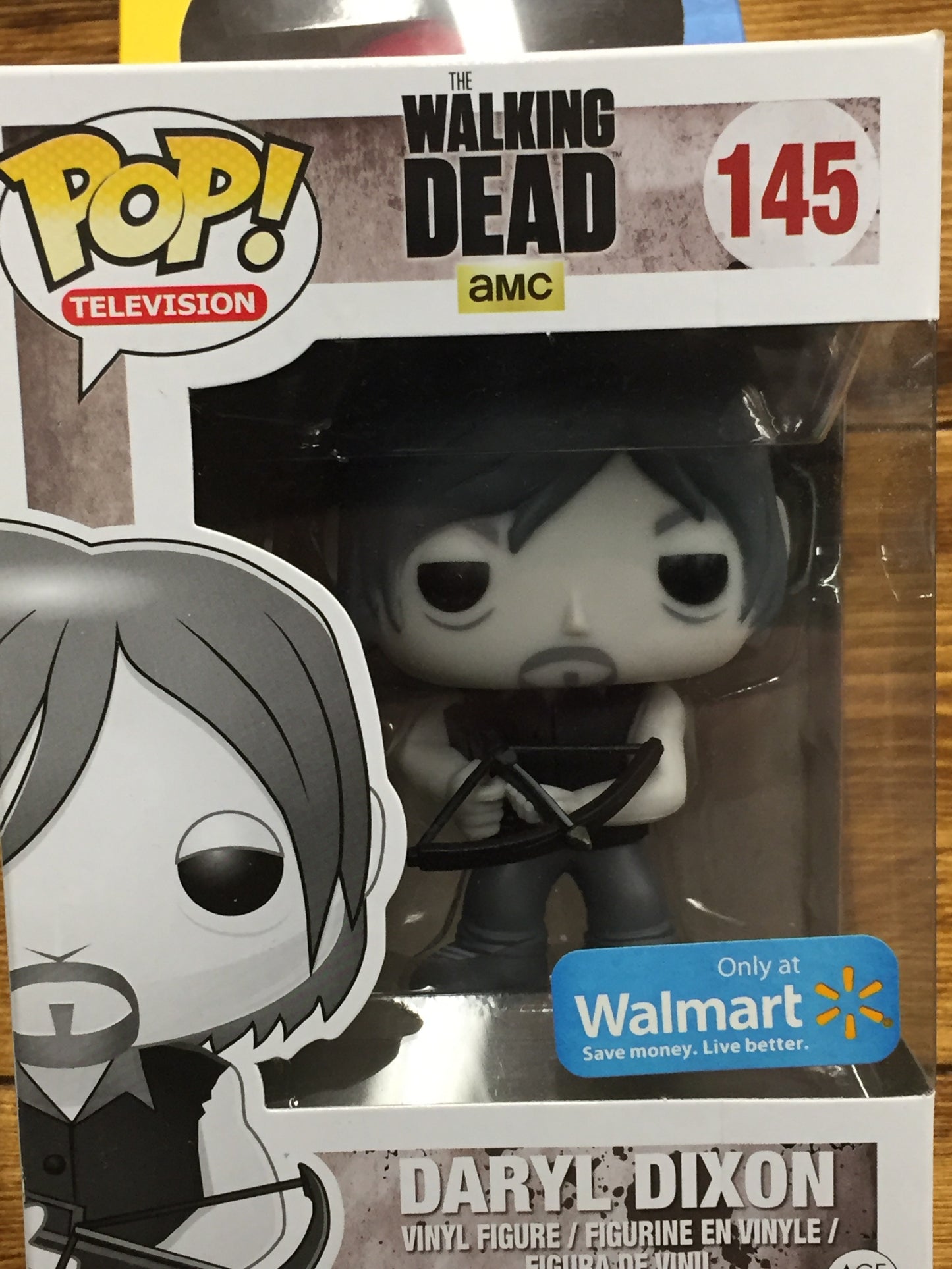 TWD Daryl Dixon 145 black White Exclusive Funko Pop! Vinyl Figure