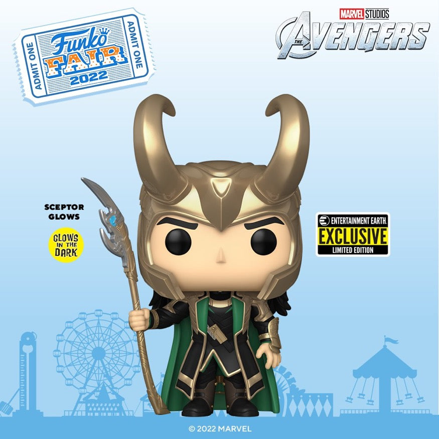 Marvel - Loki with Scepter #985 - Exclusive Funko Pop! Vinyl Figure