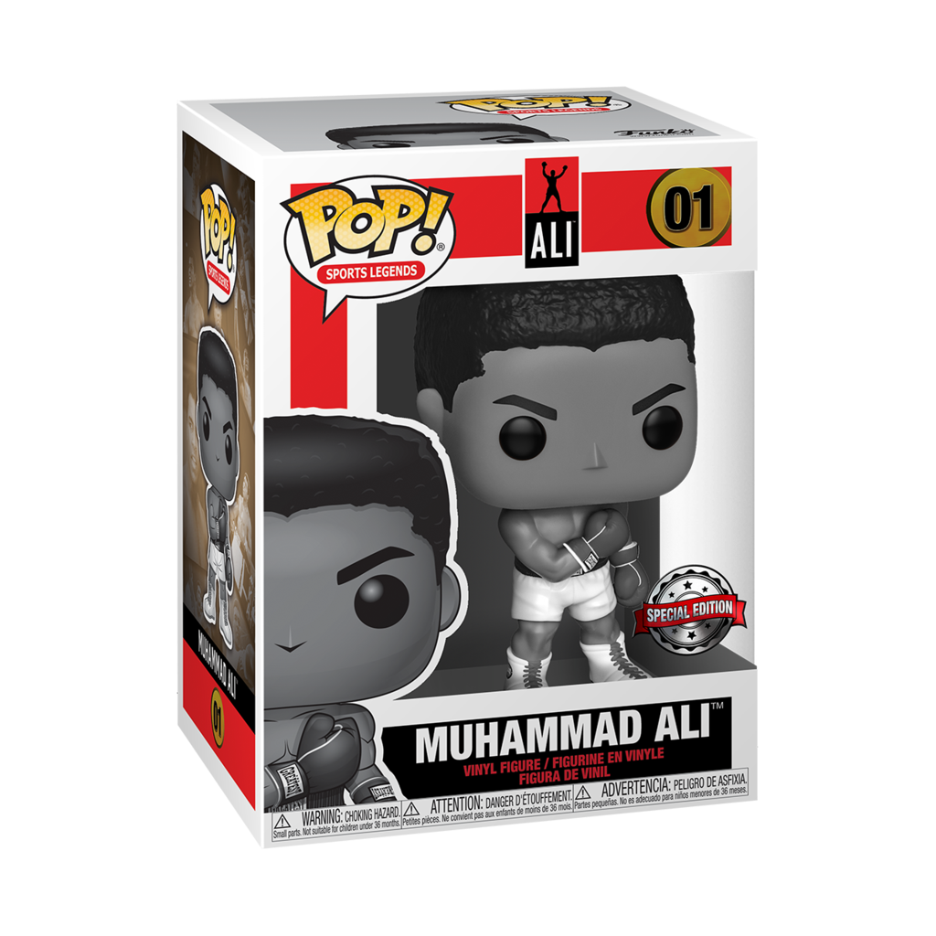 Muhammad Ali b&w exclusive Funko Pop! Vinyl figure sports