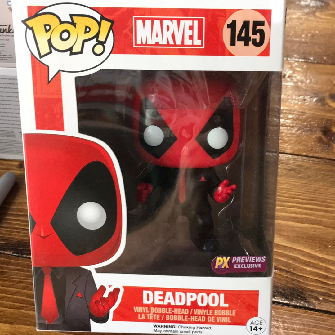 Deadpool dressed to kill 145 marvel Funko pop! Vinyl Figure