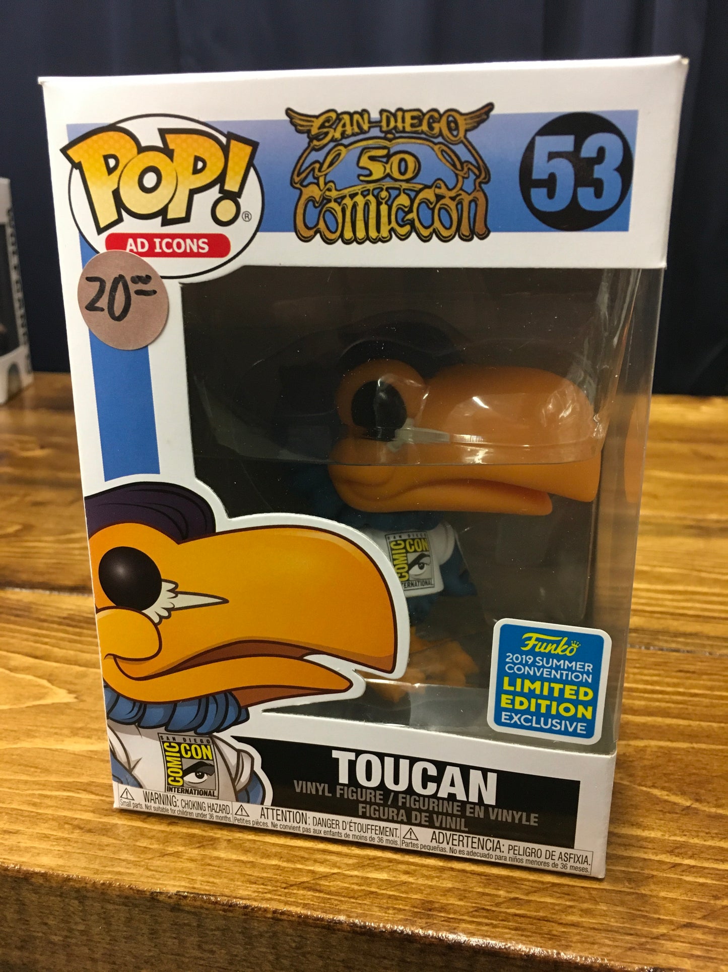 Toucan Astronaut SDCC exclusive 103 Funko Pop! vinyl figure icon