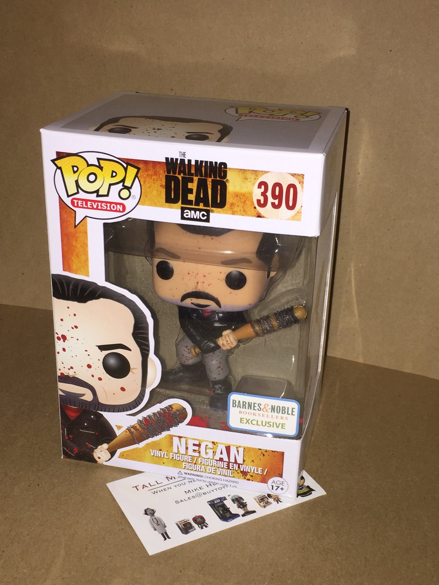TWD Negan bloody exclusive Funko Pop! Vinyl figure television