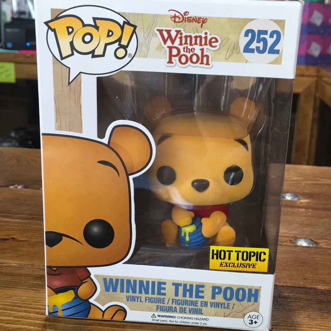 Disney - Winnie the Pooh #252 (Flocked) - Exclusive Funko Pop! Vinyl Figure