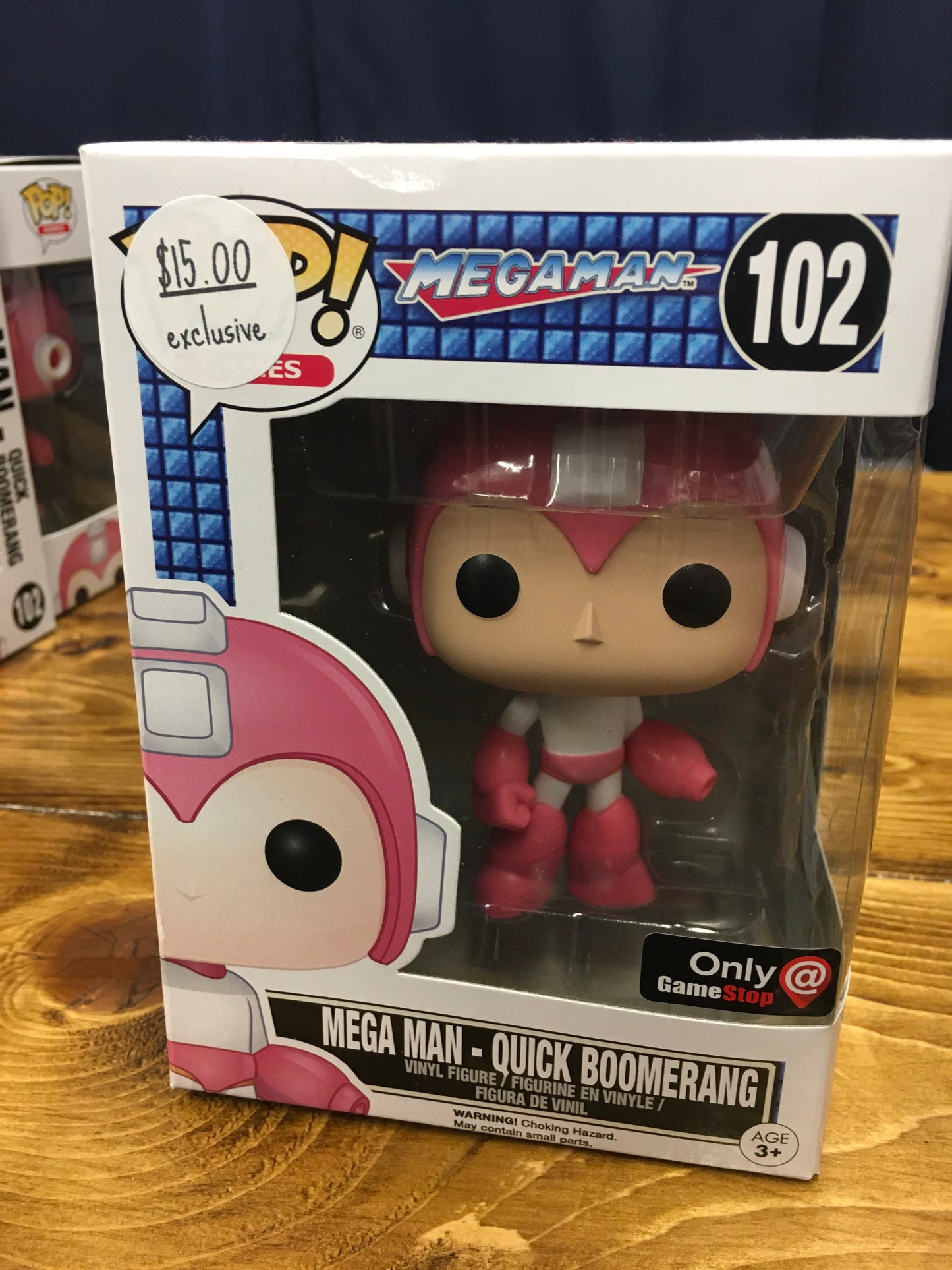 Mega Man Quick Boomerang exclusive Funko Pop! Vinyl figure 2020 (video games)
