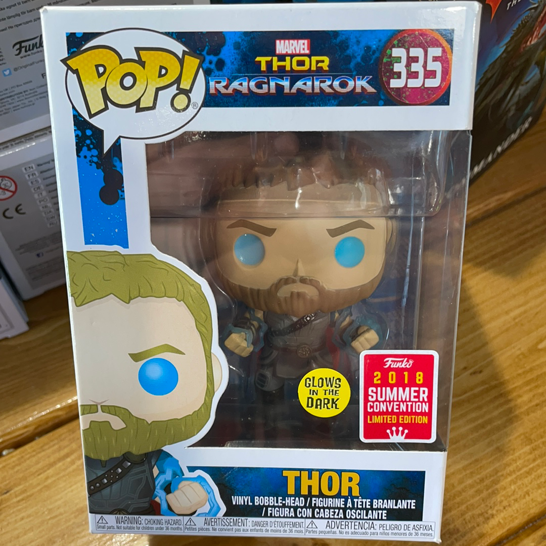Thor Ragnarok gitd exclusive sdcc 335 Funko Pop! Vinyl figure retired marvel