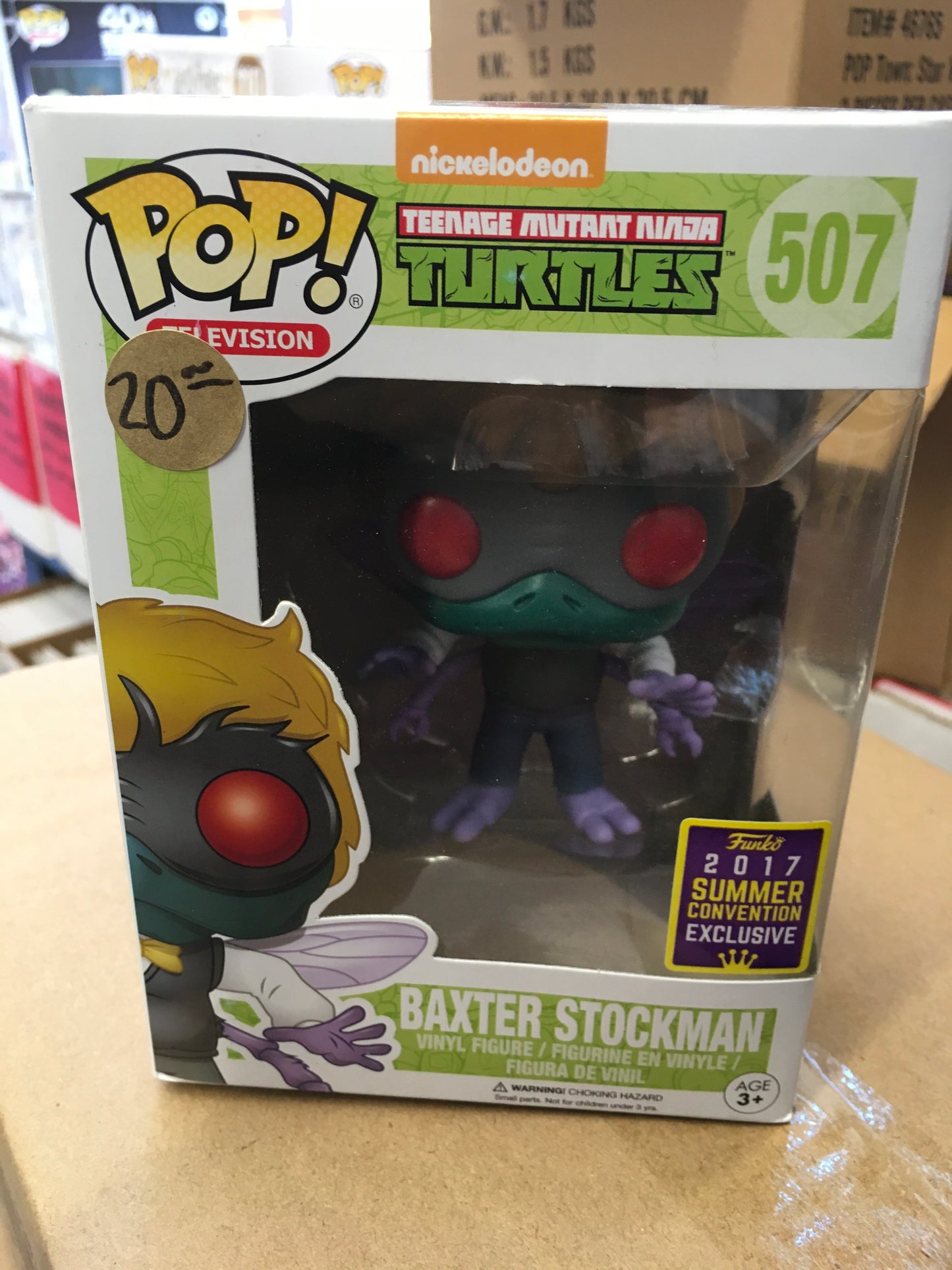 TMNT Turtles Baxter Stockman Convention Exclusive Funko Pop! Vinyl figure Cartoon