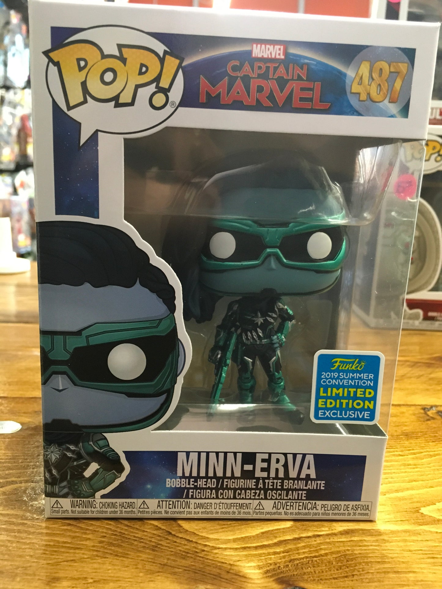 Captain Marvel Minn-Erva Funko Pop Figure 2020