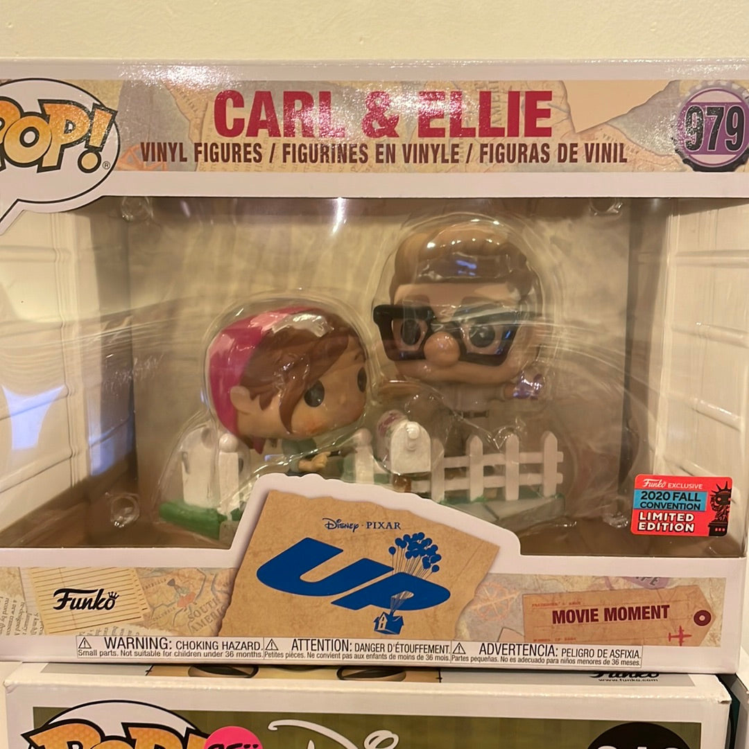 Disney UP Carl and Ellie 2 Pack exclusive 979 Moment Funko Pop! Vinyl –  Tall Man Toys & Comics