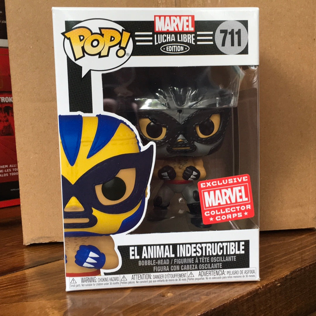 Marvel Lucha Libre El Animal Indestructible Wolverine Funko Pop! Vinyl figure