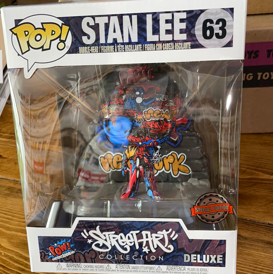 Marvel Stan Lee Street Art Deluxe Special Edition 63 Funko Pop! Vinyl Figure