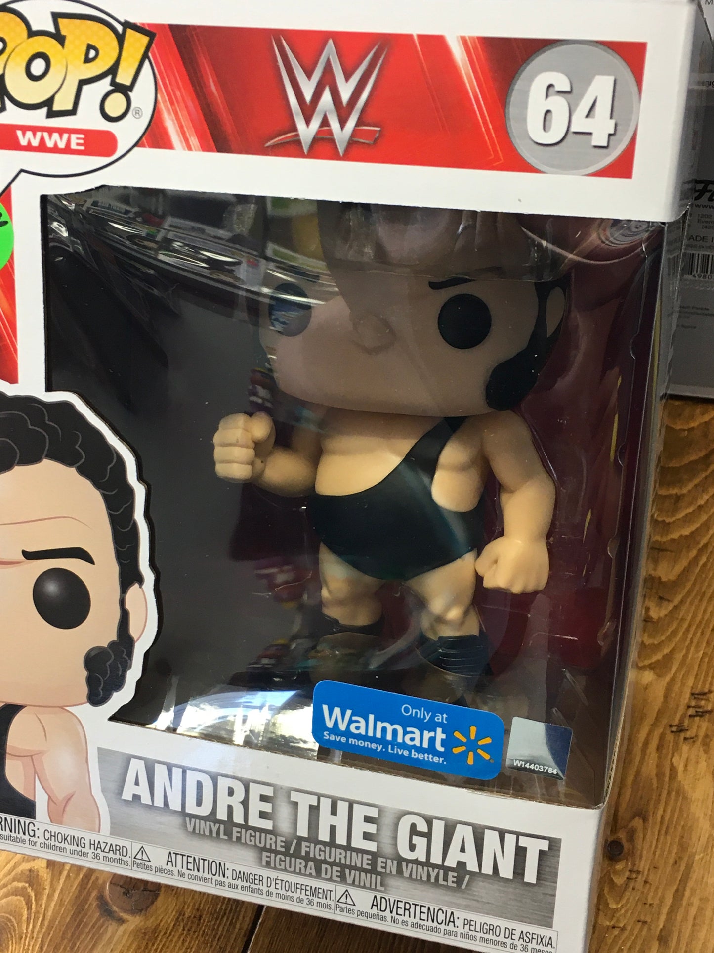 WWE - Andre the Giant #64 - Exclusive 6-inch Funko Pop! Vinyl Figure (sports)