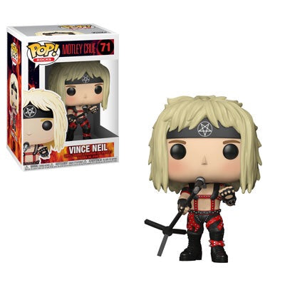Motley Crue Vince Neil 71 Funko Pop! Vinyl rocks