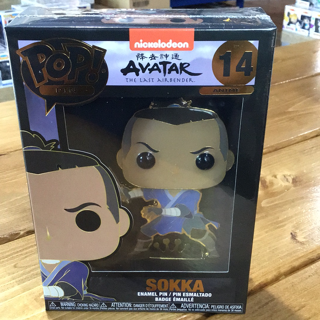 ANIME Avatar the Last Airbender Sokka Funko Pop! Pins