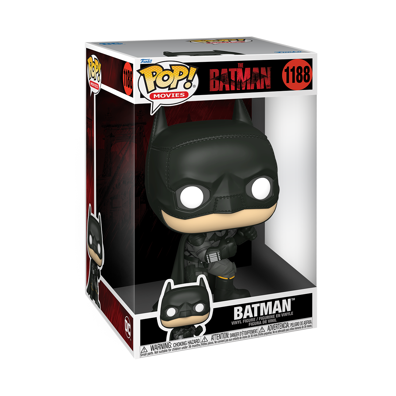 The Batman 2022 10 inch Funko Pop Vinyl Figure Tall Man Toys