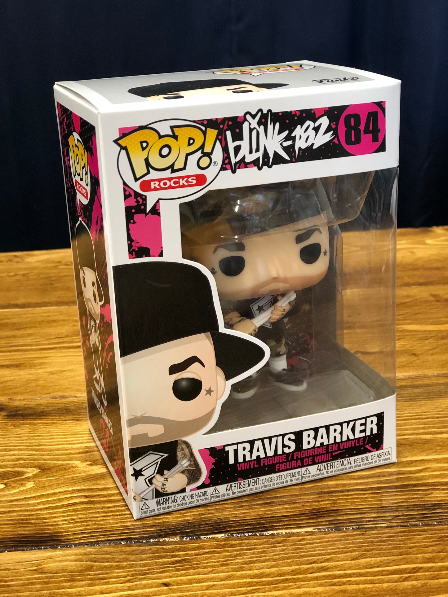Travis Barker Blink 182 FUNKO pop vinyl figure rocks