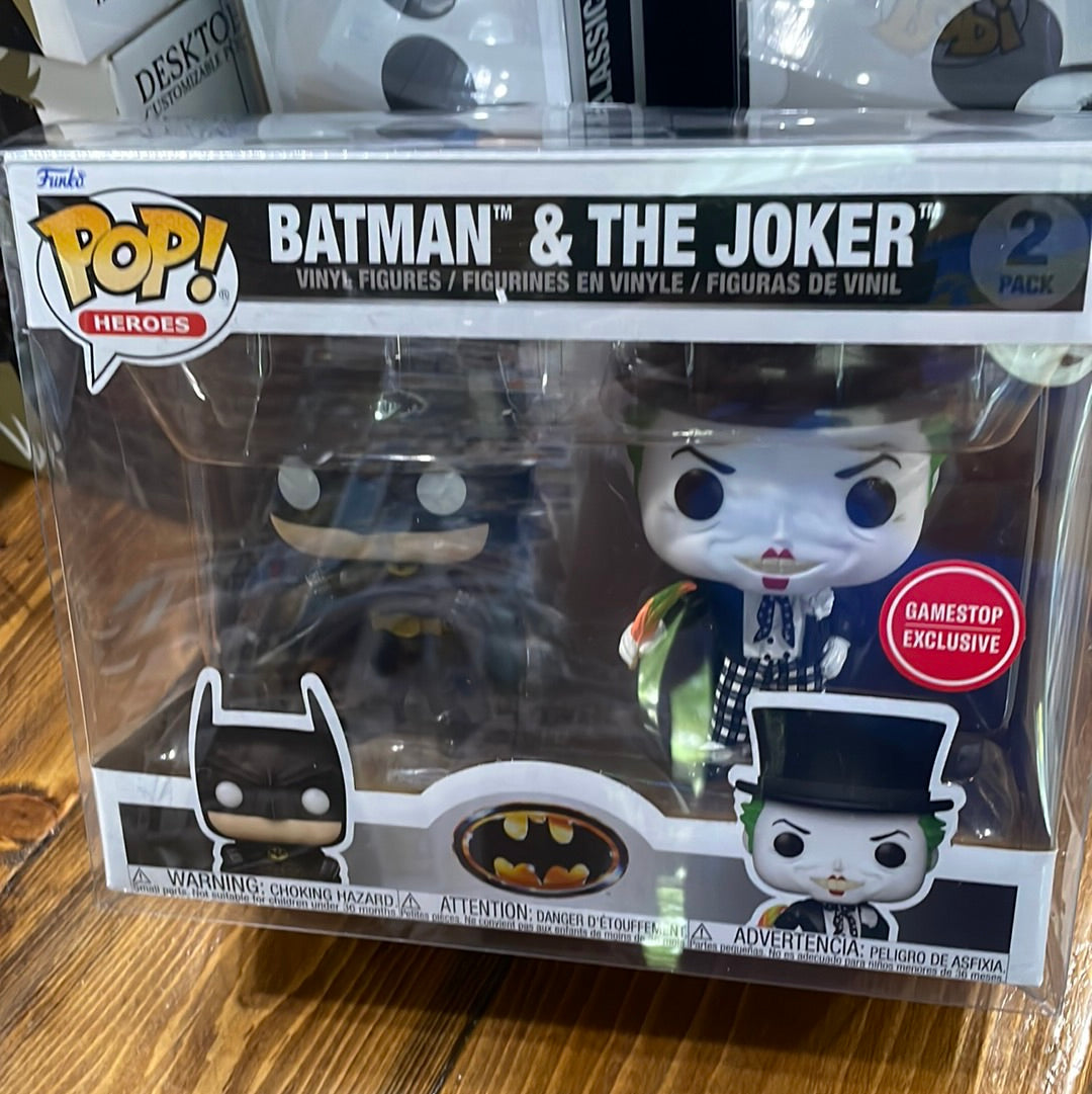 Batman Joker 1989 2 pack exclusive Funko Pop! Vinyl figure anime